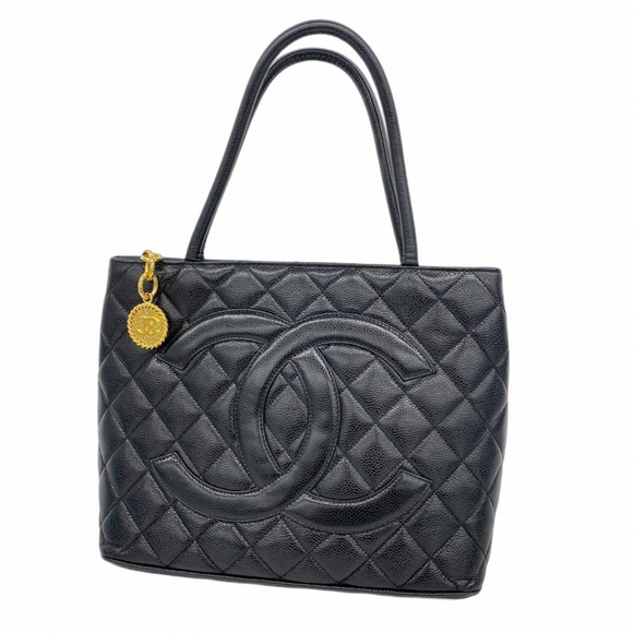 Chanel Reissue Tote Bag, Caviar Skin, Black, Women's - Picture 1 of 13
